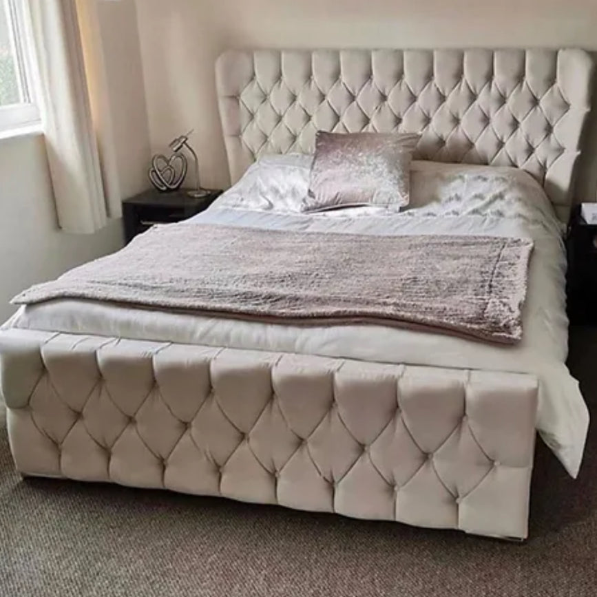 Oxford chesterfield wingback (frame bed)