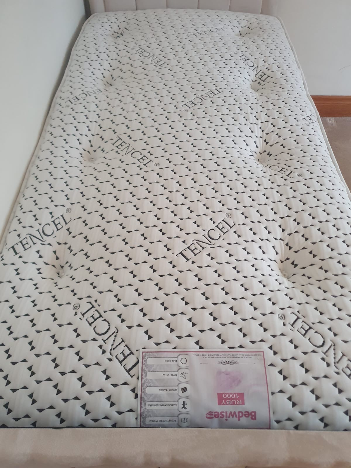 11.5 inches ruby pocket spring mattress