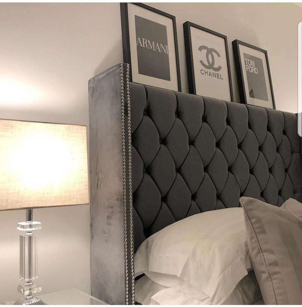Indiana chesterfield wingback (frame bed)
