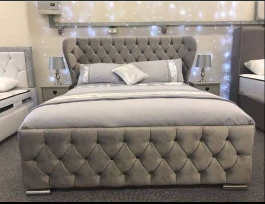 Oxford chesterfield wingback (frame bed)